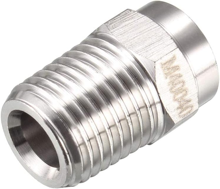 Tryksprøjte dysse, 1/4NPT tråd sprøjtehoved, 2 stk (40 Grad, 1.2mm åbningsdiameter)