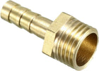 Brass Barb Hose Fitting Connector Adapter 6mm Barbed x G1/4 Male Pipe Yellow