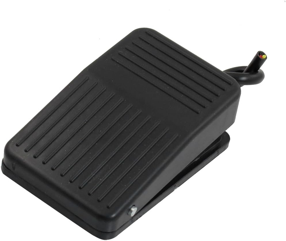 AC 220V 10A 1 NO 1 NC SPDT Momentary Foot Controller Pedal Switch w 13cm Cable