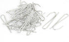 60mm Long Short Hook Shanks Single Prong Curtain Drape Hooks for Window Curtain, Door Curtain and Shower Curtain 20 Pcs