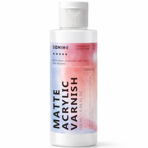 LinkMejor 4.06 fl oz Matte Varnish Klar Maling Beskytter til Akrylmaling