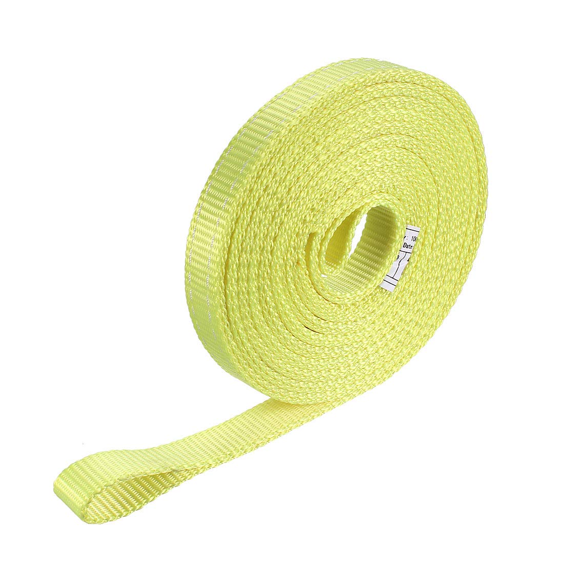 Lifting Web Strap 1" x 10', 2200lbs Capacity, Eye to Eye for Moving Towing Hoisting Work Gear