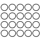 Nitrile Rubber O-Rings 24.6mm OD 19.8mm ID 2.4mm Width, Metric Sealing Gasket, Pack of 20