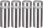1/2 Dia x 1-1/4"(12x33mm) Standoff Screws Wall Mount Sign Holders Acrylic Glass Nails 4pcs