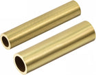 Brass Round Tube 6mm/8mm OD 1mm Wall Thickness 30mm Length Tubing for DIY Crafts Pack of 20