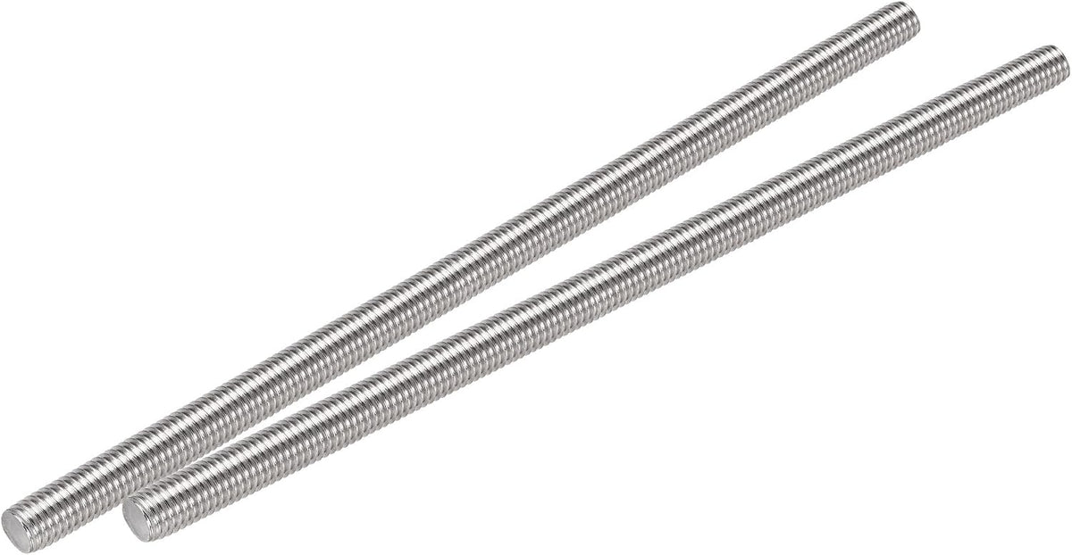 2Pcs M12 x 300mm Fully Threaded Rod 304 Stainless Steel Right Hand Threads,M12-1.75 Thread Pitch