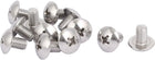 M5 x 8mm 316 Stainless Steel Truss Phillips Head Machine Screws 12pcs