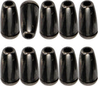 LinkMejor 10pcs Plastic Bell Ends Stopper with Lids Cord Rope Ends Locks Lanyard Clips Fastener for Backpack Drawstrings Accessories