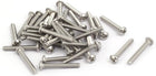 6#-32x1-inch 304 Stainless Steel Phillips Pan Head Machine Screw Bolt 40pcs