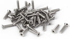 M2.5x12mm 316 Stainless Steel Flat Head Phillips Machine Screws Fasteners 50 Pcs