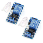 LinkMejor 2pcs 24V Single Bistable Self-Locking Relay Module Push to Start and Stop …