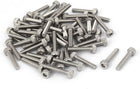 M3x16mm Thread 304 Stainless Steel Hex Socket Head Cap Screw Bolt DIN912 55pcs