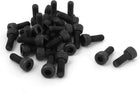 M4 x 10mm 12.9 Alloy Steel Hex Socket Head Cap Screws Bolt Black 30pcs