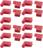 20Pcs Flag Crimp Terminals Female Nylon Fully Insulated Wire Connectors Red