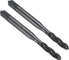 2pcs Spiral Flute Thread Taps 10-24 UNC H2 Machine Threading Tap Bit, Nitrided Coated Screw Tapping Repair Tool, M2 High-Speed Steel (HSS6542)