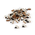a14061000ux0418 5 3 Terminals PCB Mount 2 Position SPDT Mini Slide Switch (Pack of 55)