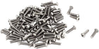M2.5x10mm Stainless Steel Hex Socket Button Head Bolts Screws 100 Pcs