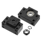 Ball Screw BK12/BF12 End Supports with Metal Ball Screw Nut for CNC Machine 1 Set