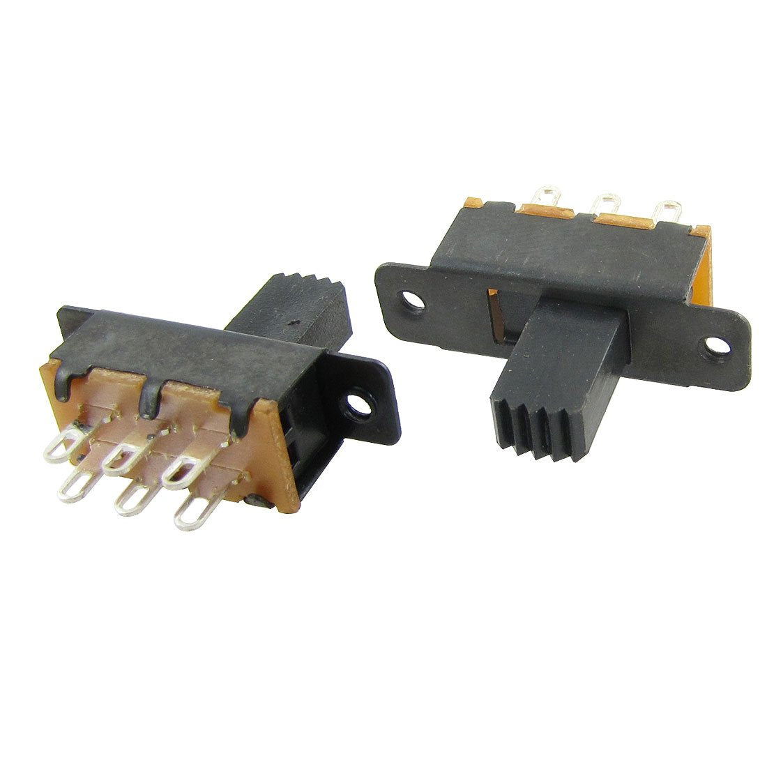 10 Pcs SS22F25-G7 2 Position DPDT 2P2T Panel Mount Mini Slide Switch Solder Lug