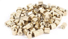 100 Pcs Hex Hexagon Female Nut Brass Standoff Spacer M4x6 M4 6mm
