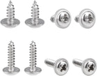 3x8mm Self Tapping Screws Phillips Pan Head Screw 304 Stainless Steel Bolts 50Pcs, 3x12mm 50pcs