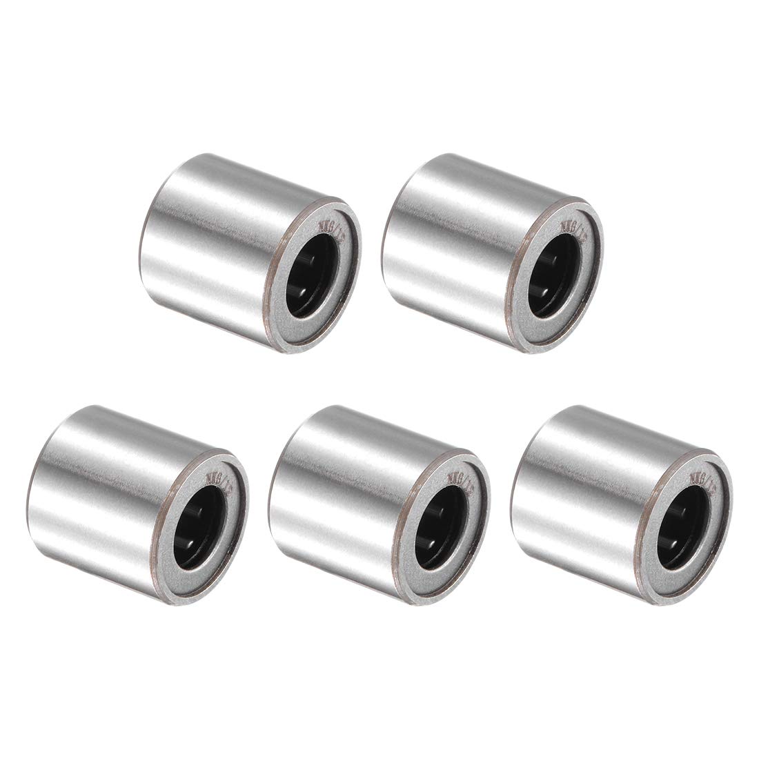 NK6/12 Needle Roller Bearings 6mm x 12mm x 12mm Chrome Steel Open End 5pcs