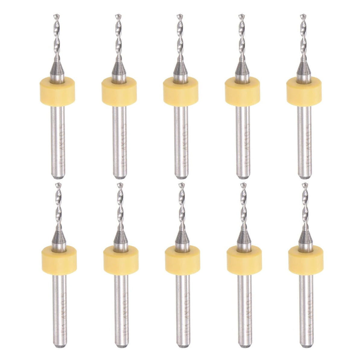 Set de burghiuni de perforare PCB micro, 1/8" baza 1.4mm carbura de wolfram solidă CNC gravură imprimeu de circuite de bord burghiuni instrument de rotație 10 buc