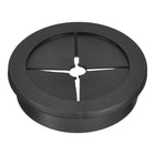 1 Pcs Cable Cord Grommet, 1-3/4 Inch (45mm) Desk Grommet Flexible Rubber Grommets Wire Hole Cover Pass Through for Office Computer Desk Wire Organizer, Black