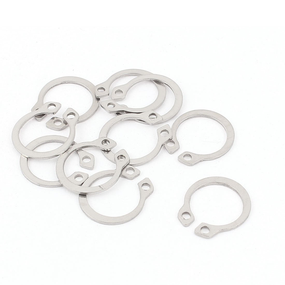 External Circlip Retaining Shaft Snap Clip Rings 14mm 10pcs