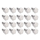 1/4-20 x 1/2" Hex Bolts 304 Stainless Steel Hexagon Screw Bolt 20pcs