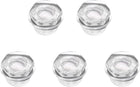 Air Compressor Oil Level Gauge Sight Glass M16x1.5mm Male Threaded Glass Liquid Indicator Sight Window 5Pcs