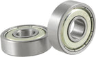 2 Pcs 7 x 19 x 6 607ZZ Double Shielded Deep Groove Ball Bearings