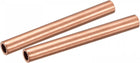 Copper Round Tube 11mm OD 1.5mm Wall Thickness 100mm Length Pipe Tubing 2 Pcs
