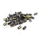 a14052000ux0492 50 Piece 220uF 25V Radial Aluminum Electrolytic Capacitors, 6 mm x 11 mm