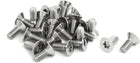 M4x10mm 316 Stainless Steel Fully Thread Flat Head Torx Screws Fasteners 25pcs