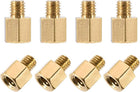 M3x5mm+3mm Male-Female Brass Hex PCB Motherboard Spacer Standoff for FPV Drone Quadcopter, Computer & Circuit Board 50pcs