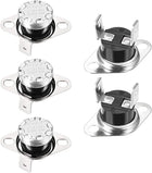 KSD301 Thermostat 85°C/185°F Normally Open N.O Adjust Snap Disc Temperature Switch for Microwave,Oven,Coffee Maker 5pcs