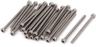 M3x45mm 0.5mm Pitch Bolts Socket Cap Head Hex Key Screws 30pcs