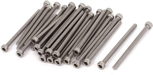M3x45mm 0.5mm Pitch Bolts Socket Cap Head Hex Key Screws 30pcs