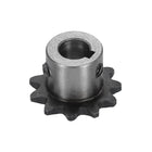 #25 Chain Roller Sprocket 8mm Bore 25.5mm OD, 11 Tooth C45 Carbon Steel ANSI #25 Roller Sprocket Round Hole Without Surface Finished with 3x1.4mm Keyway for ISO 04C Chain