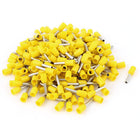 AGW16 Wire Copper Crimp Insulated Ferrules Terminal with 240 Piece, Yellow