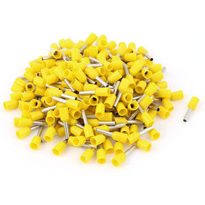 AGW16 Wire Copper Crimp Insulated Ferrules Terminal with 240 Piece, Yellow