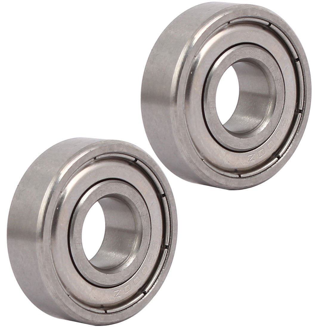 6000Z 26mmx10mmx8mm Stainless Steel Shielded Deep Groove Ball Bearing 2pcs