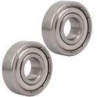 6000Z 26mmx10mmx8mm Stainless Steel Shielded Deep Groove Ball Bearing 2pcs