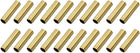 Brass Round Tube, 8mm OD 0.5mm Wall Thickness 30mm Length Seamless Pipe Tubing for DIY Crafts 20 Pcs