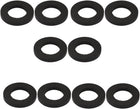 Nitrile Rubber Flat Washers 24mm OD 14mm ID 3mm Thickness for Faucet Pipe Water Hose, Pack of 10