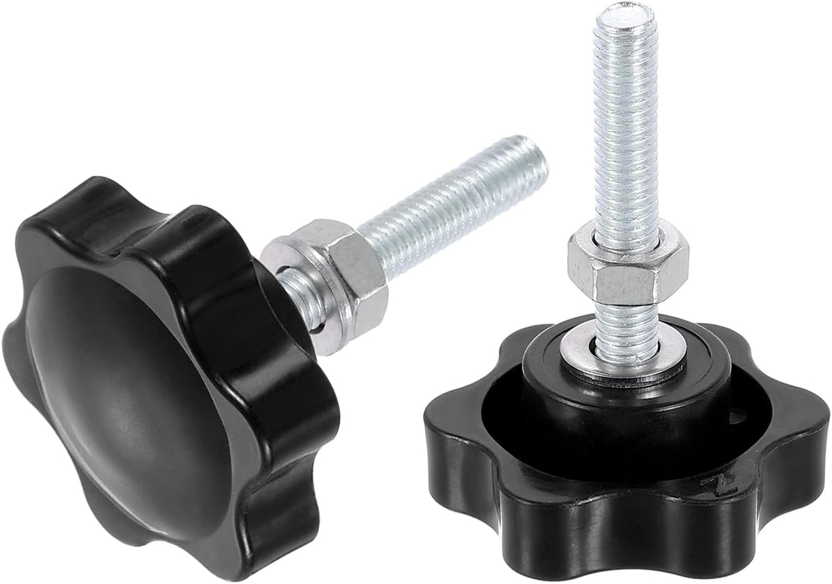 8 ตัวหน้ากลอกกลวงกันดับดกับตะขอและตะขอล้างน้ำ, มาตรา M10 x 25mm โลหะกัมมันต์ทองเหลือง สายชาย 38mm 
