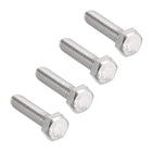 M6x25mm Hex Bolts 304 Stainless Steel Hexagon Left Hand Screw Bolt 4pcs