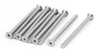 M5x70mm 304 Stainless Steel Flat Head Hex Socket Screws Fastener DIN7991 10pcs