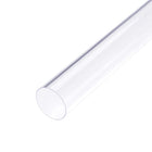 3pcs Clear Rigid PVC Pipe 25/32"(20mm) ID x 13/16"(21mm) x 1.5ft, 0.02" Wall Round Tube Tubing